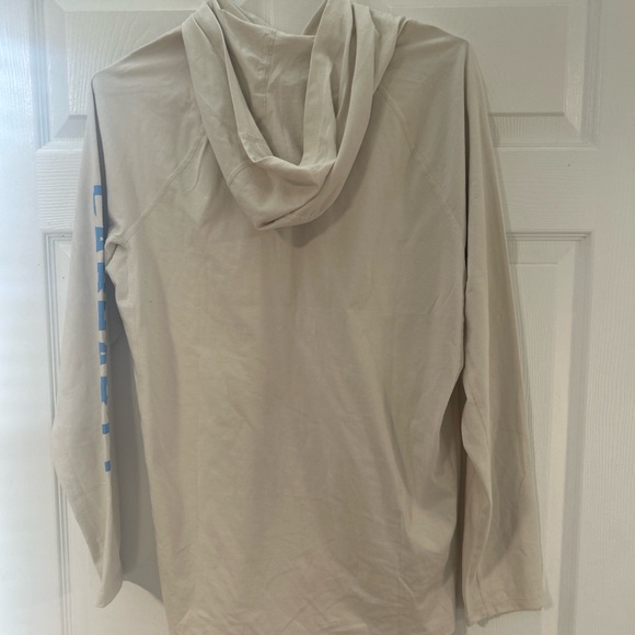 Carhartt Men's white t-shirt Hoodie with Blue Logo - Picture 5 of 5